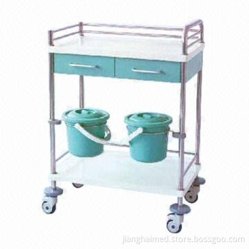 Hospital Trolley, Measures 690 x 490 x 840mm/ISO 9001 and 13485/CE Certified